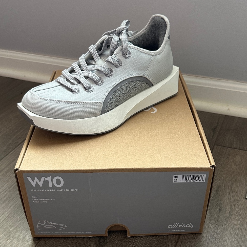 Allbirds Light Gray Wool Sneakers